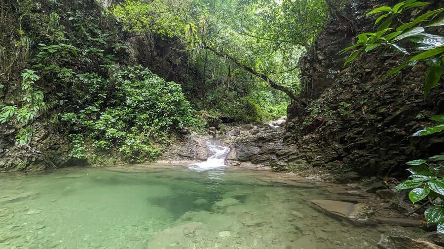 Hiking Tabernacle Thundering Waterfall - Pools, ropes, slides, and optional jumps