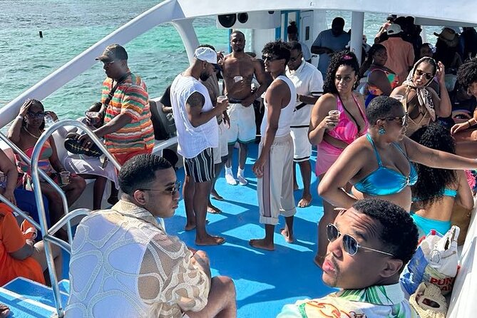 Hip Hop adult only Party Boat with Unlimited drinks and Sandbar - Snorkeling at the coral reef