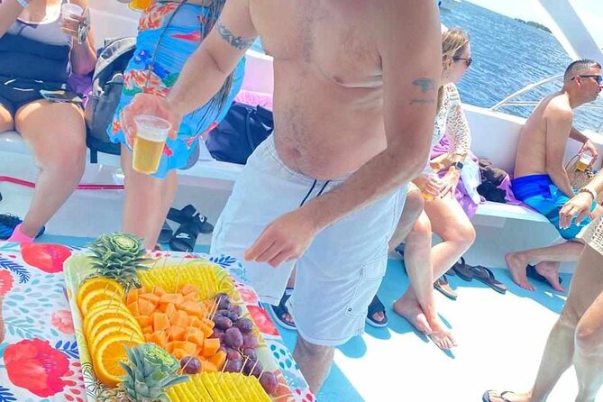 Hip Hop Beat and Live Dj Adults Only Party Boat and Free drinks - Swimming in the clear natural pool
