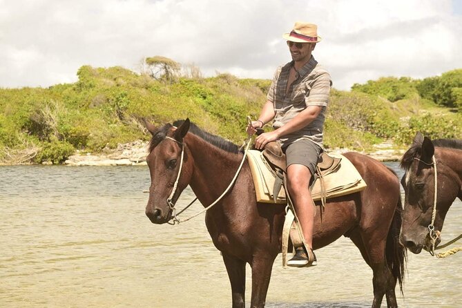 Horseback riding along Macao beach from Punta Cana - Riding out from Punta Cana’s resort zone