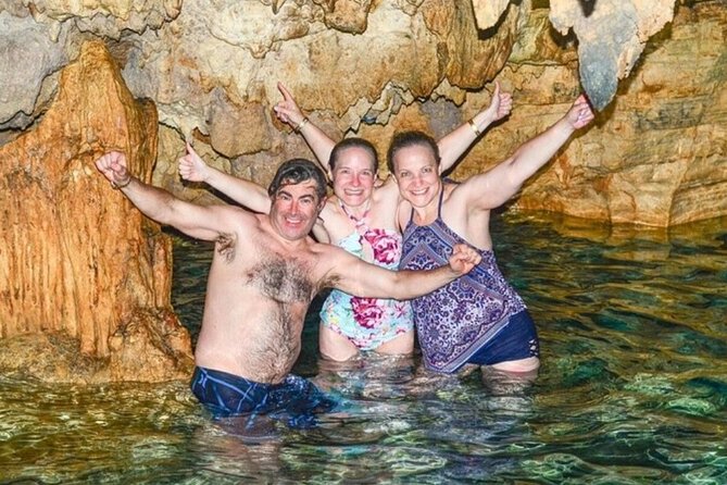 Horseback Riding and Buggy and Macau Cave and Beach Tour - Cooling off in the Macau cave