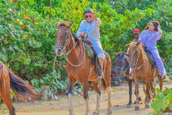 Horseback Riding Excursion to Macao Beach in Punta Cana - Riding from Punta Cana toward Macao