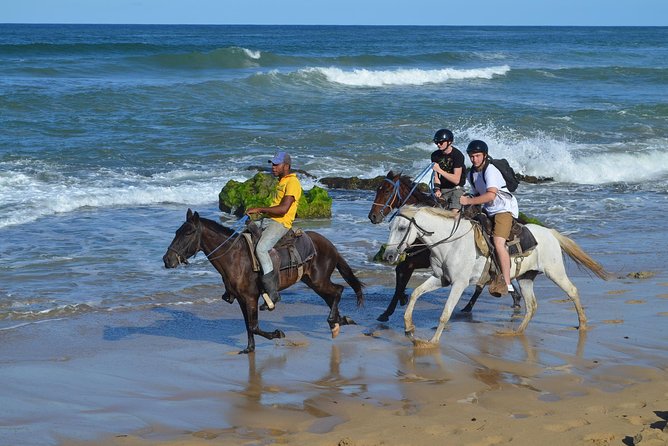 Horseback Riding Tour Adventure on the Beach - Riding Uvero Alto Beach beside the Atlantic