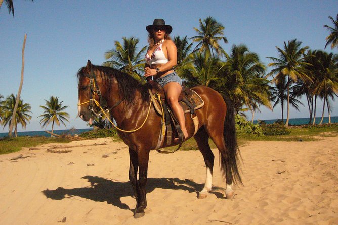 Horseback Riding Tour Adventure on the Beach - Following the route toward Boca de Maimon river