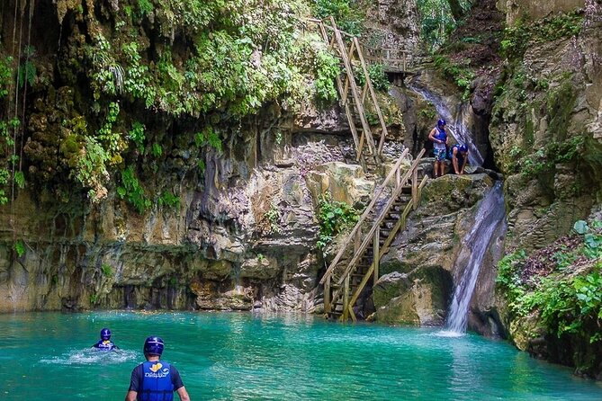 Hotels - Airbnb & villas pick up - WATERFALLS OF DAMAJAGUA - Lunch, rum drinks, and the Imbert market stop