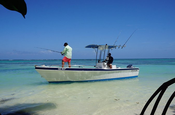 Inshore & Fly Fishing Punta Cana Private charter at Marina Cap Cana - Snorkeling between fishing attempts