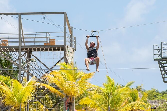 Jet Ski Punta Cana Water Park with Zipline & Inflatable Course - Flying 200 meters over the lake