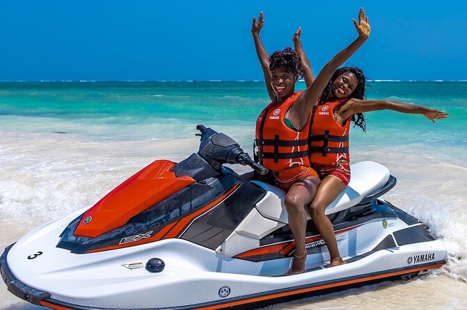 Jet Ski & Zip line splash in punta cana - Donut Ride and Inflatable Obstacles Keep the Mood Light