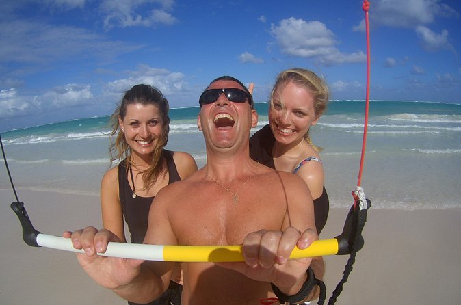 Kiteboarding Lessons in Punta Cana - Lesson two: full-sized kite, relaunches, and body dragging