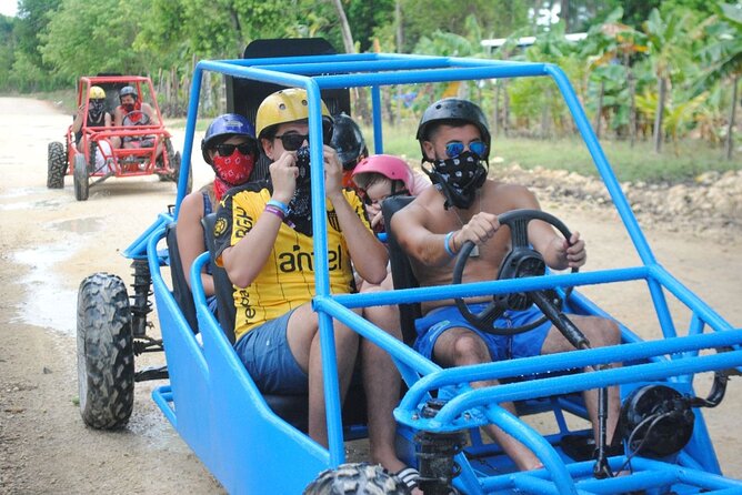 Macao Beach Buggy Tour - Entering the cenote cavern