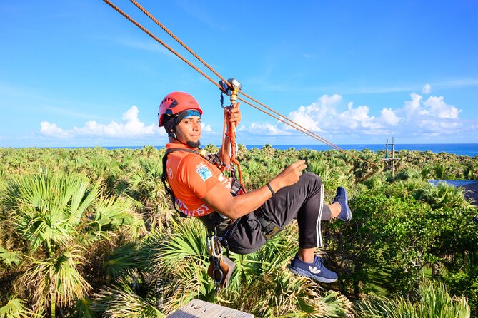 Ocean Zipline Adventure in Puerto Plata at Coconut Cove Beach - A beach break at Chukka Ocean Outpost