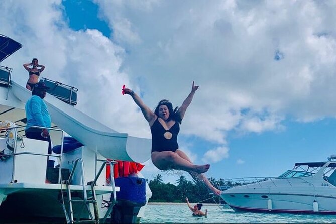 On Catamaran: Private Adventure in Punta Cana with Transportation - The natural pool is the easygoing finale