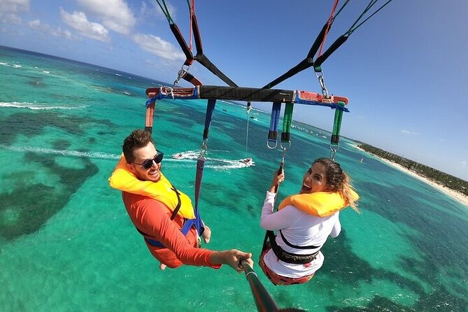 Parasailing in Punta Cana with Stunning Ocean Views - Views, photographs, and marine life