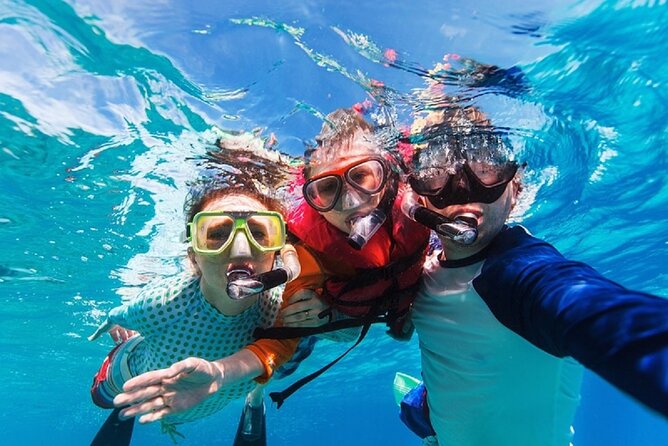 Party Boat Catamaran with Snorkeling from Punta Cana - A natural pool with shallow water and a bigger party