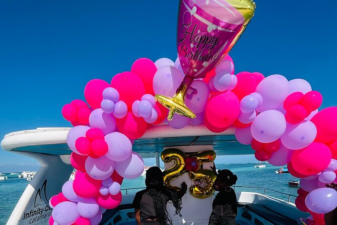 Party Boat Punta Cana Public or Private and Open Bar - The natural pool is where the party lasts longest