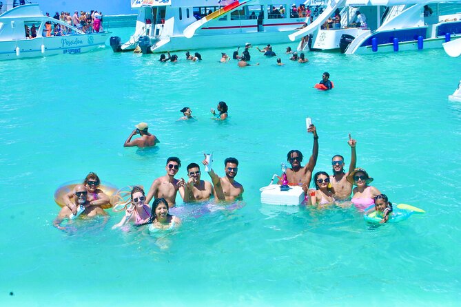 Party Booze Boat Fiesta Sand Bar-Snorkeling-Music-Drinks-Dancing - The Beach Stop and Tropical Pause
