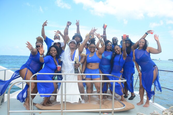 Private Catamaran with Sound system, Slide, Open bar & Snorkeling - Music, fruit, and the cruise along Bávaro Beach