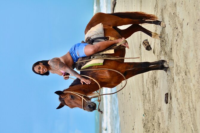 Private Macao Beach horseback riding in punta cana and Bayahibe - The beach is beautiful, but not always pristine