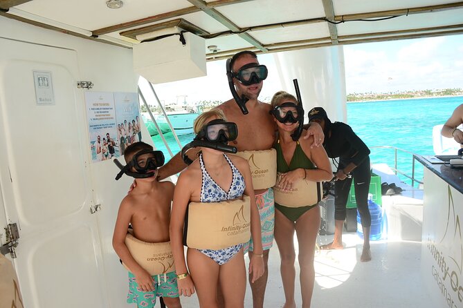 Private Party Boat Experience in Punta Cana - Swimming and snorkeling in clear Caribbean water