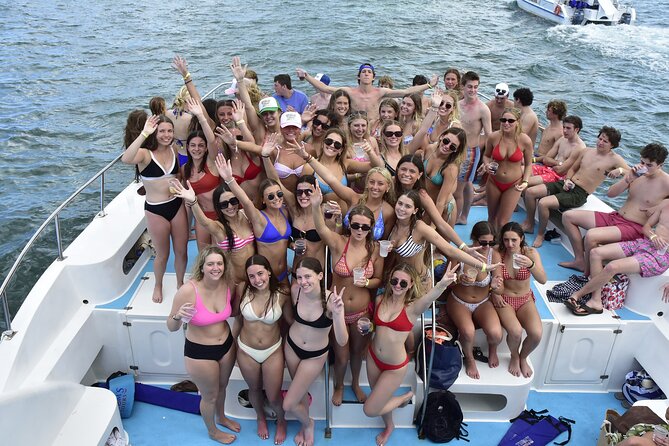 Private Party Boat Experience in Punta Cana - Dancing in waist-deep water at the sand bar