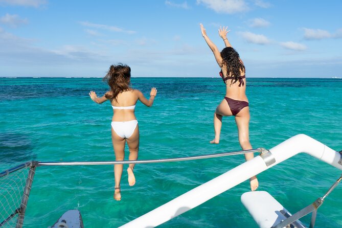 Private Sailing boat Snorkeling at Punta Cana - The white sand beach and natural pool