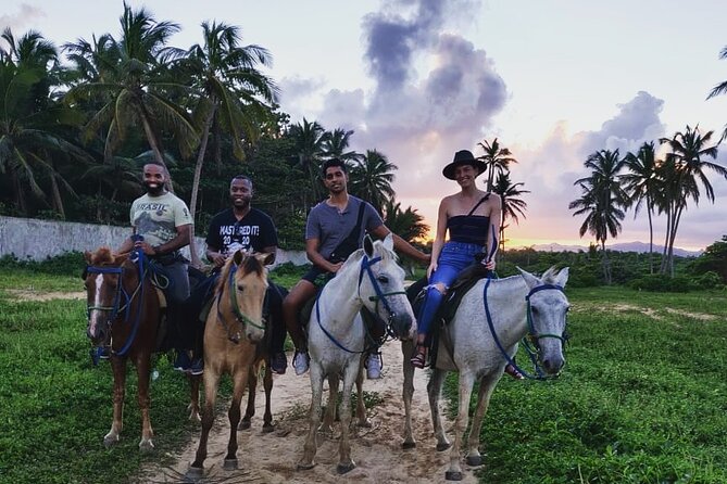 Private Sunset Horseback Riding in punta cana beach - Two hours of countryside, rocks, mud, and palms