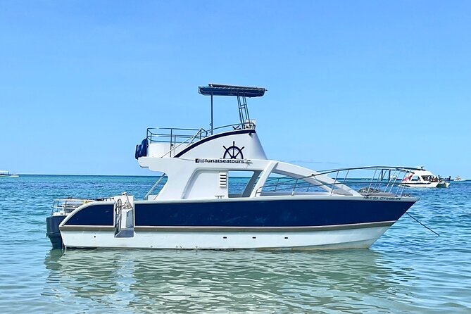 Private VIP Catamaran Party Boat Punta Cana Bavaro - The First Stop: Snorkeling at a Coral Reef