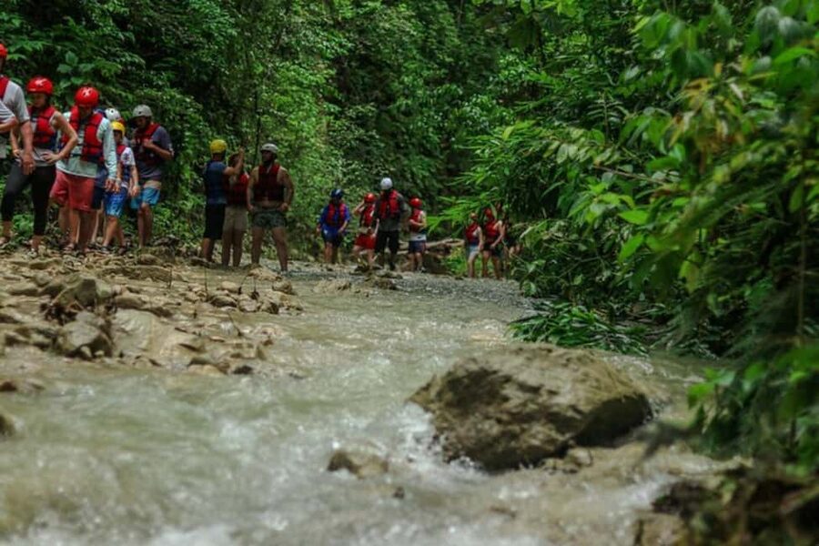 Puerto Plata: 27 Waterfalls Adventure with Traditional Lunch - Jumping, sliding, and swimming through the cascades