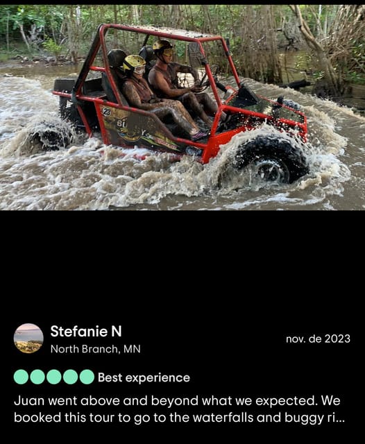 Puerto Plata: Buggy for 2 Excursion - How muddy and dusty should you expect to get?