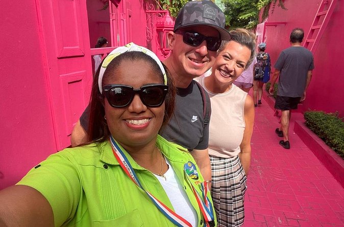 Puerto Plata City Tour Ron Puros Culture and History - The Pink Alley adds one last visual flourish