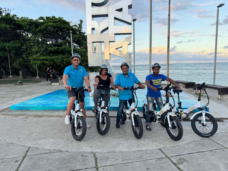Puerto Plata: Electric bicycle Tour with Guide and Helmet - La Puntilla brings the tour back to the sea