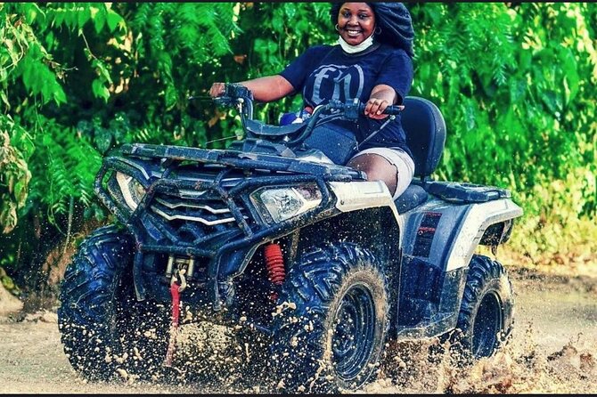 Punta Cana: Amazing ATV Adventure Private Road & Beach W/ PickUp - Getting comfortable on the ATV