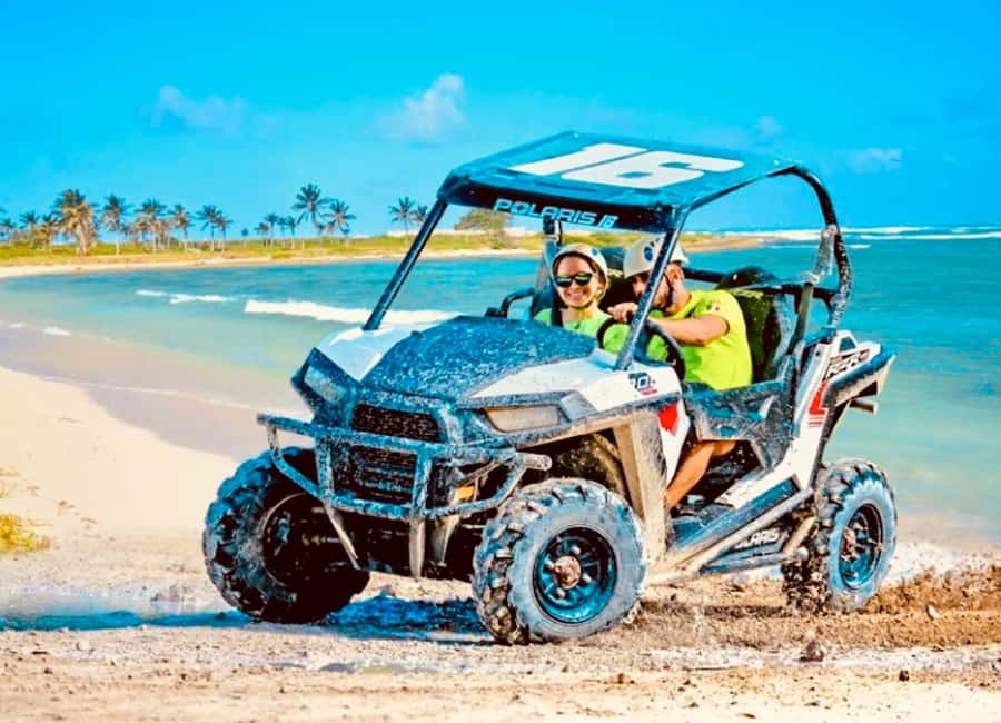 Punta Cana ATV Adventure: Beach & Cenote Tour with Pickup - Macau Beach and the short coastal pause