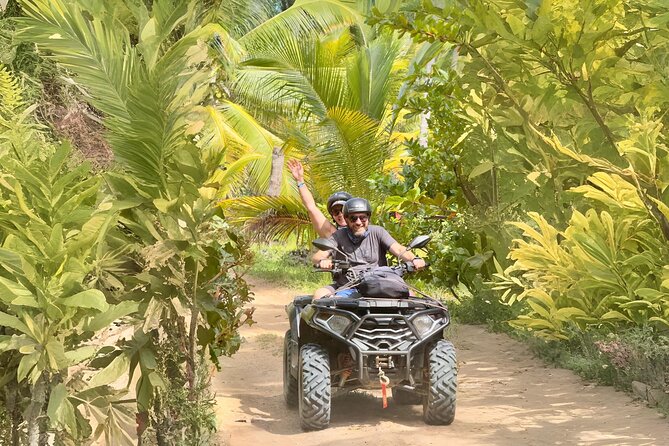 Punta Cana ATV: Jungle, Beach & River Small Group Tour - Punta del Coco and coconuts from the tree