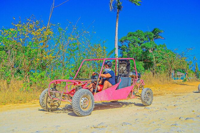 Punta Cana Bavaro Buggy Adventure - Taking the buggy onto the muddy trails