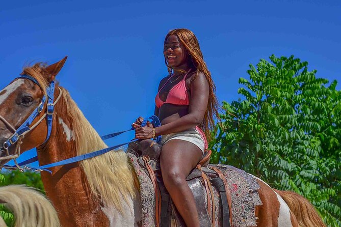 Punta Cana Beach Horseback Ride Paradise Coast Experience - Visiting a water cave before or around Macao Beach