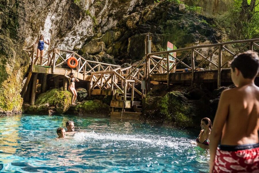 Punta Cana: Blue Hole and Scape Park Cap Cana Entry Ticket - Caves, cliffs, and the island’s first people