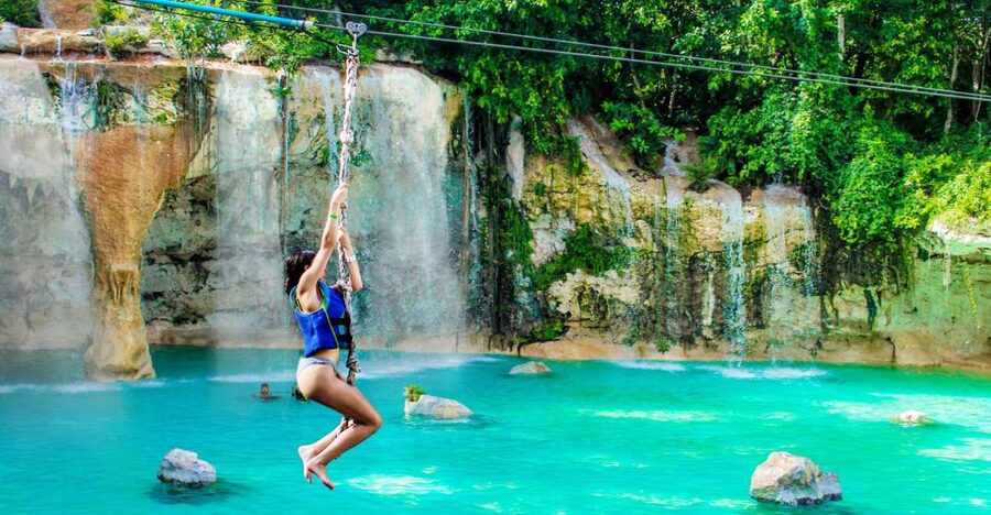 Punta Cana: Blue Hole and Scape Park Cap Cana Entry Ticket - Saltos Azules, where the water rides take over