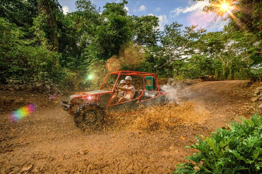 Punta Cana: Buggy and Zipline Adventure at La Hacienda - La Hacienda turns one park visit into a full adventure day