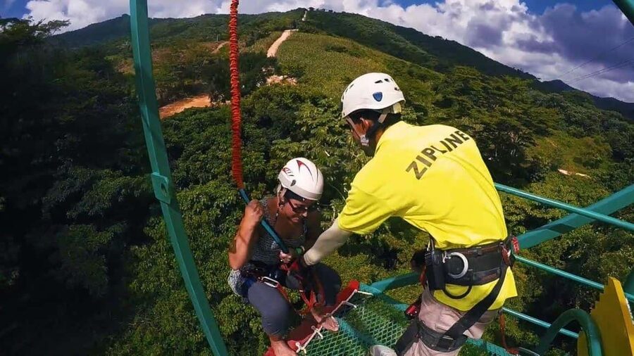 Punta Cana: Buggy and Zipline Adventure at La Hacienda - A clear river offers a welcome reset