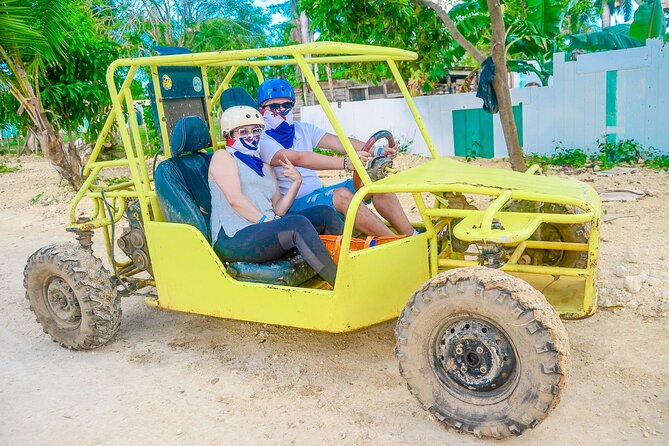 Punta Cana Buggy + Cave Dip, Beach Swim + Party Boat & Snorkel - The catamaran adds the relaxed half of the day