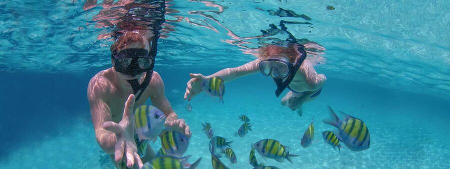 Punta Cana: Catamaran Family Tour - Snorkeling in calm, shallow water