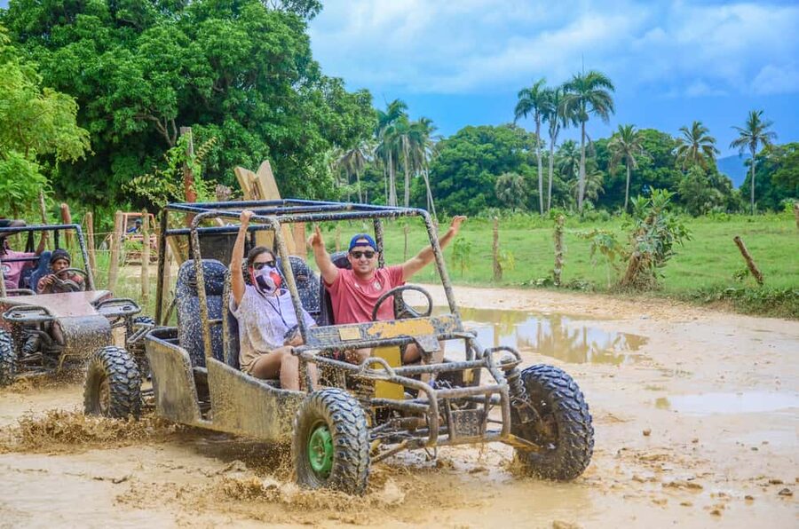 Punta Cana: Countryside and Macao Beach Half-Day Buggy Tour - The 25-foot water cave
