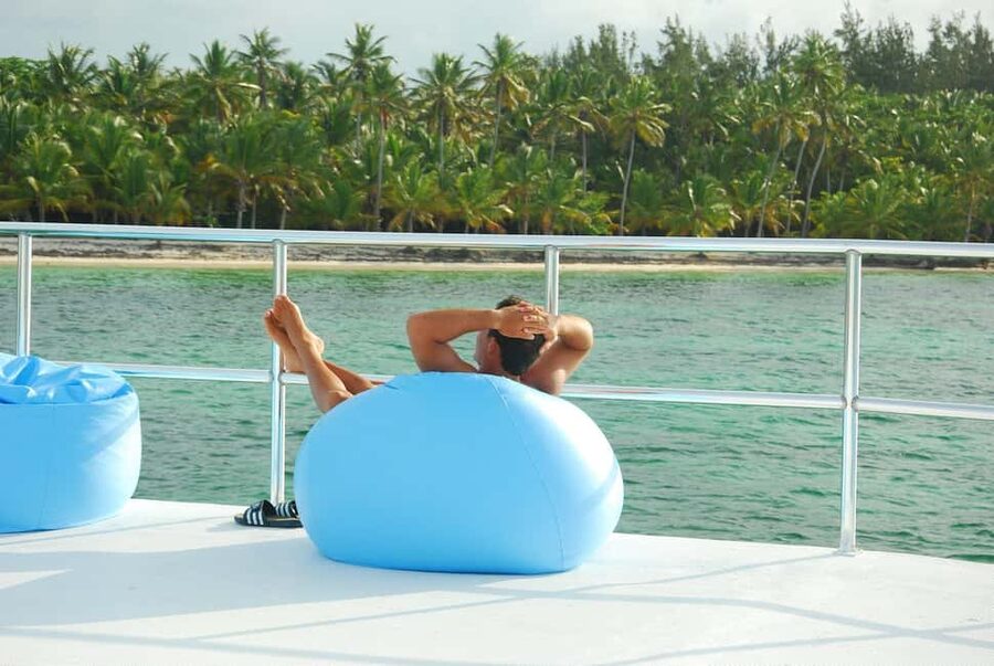 Punta Cana Floating Ocean Spa Experience with Massage & Yoga - A floating spa instead of a standard Punta Cana beach day