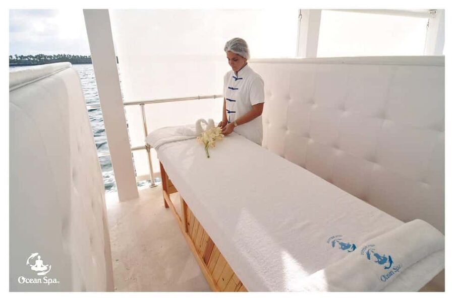 Punta Cana Floating Ocean Spa Experience with Massage & Yoga - Pickup from your hotel and the start with Doctor Fish