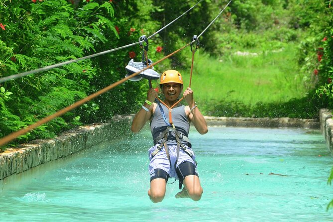 Punta Cana: Jet Ski, Buggy, or Aqua Kart with Water Park Access - The inflatable obstacle course is built for groups