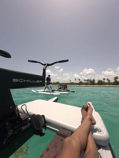 Punta Cana Luxury Snorkel & Beach Club Day at Playa Blanca - A water bike ride with a snorkeling payoff