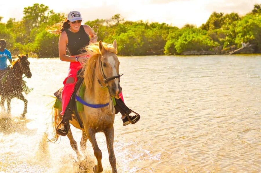 Punta Cana: Macao Beach & Forest Horseback Riding Tour - Arriving at Macao Beach on horseback