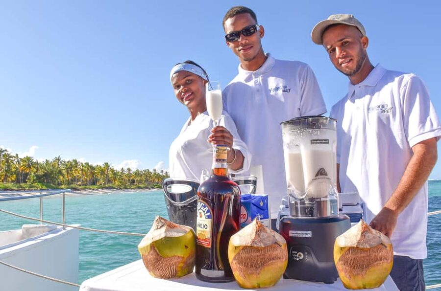 Punta Cana: Marinarium Snorkeling Cruise - The palm-lined natural swimming pool