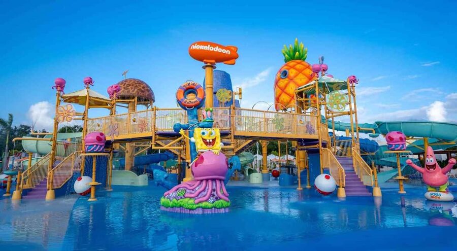 Punta Cana: Nickelodeon Aqua Nick Water Park Day Pass - Character meetings and the Nickelodeon theme